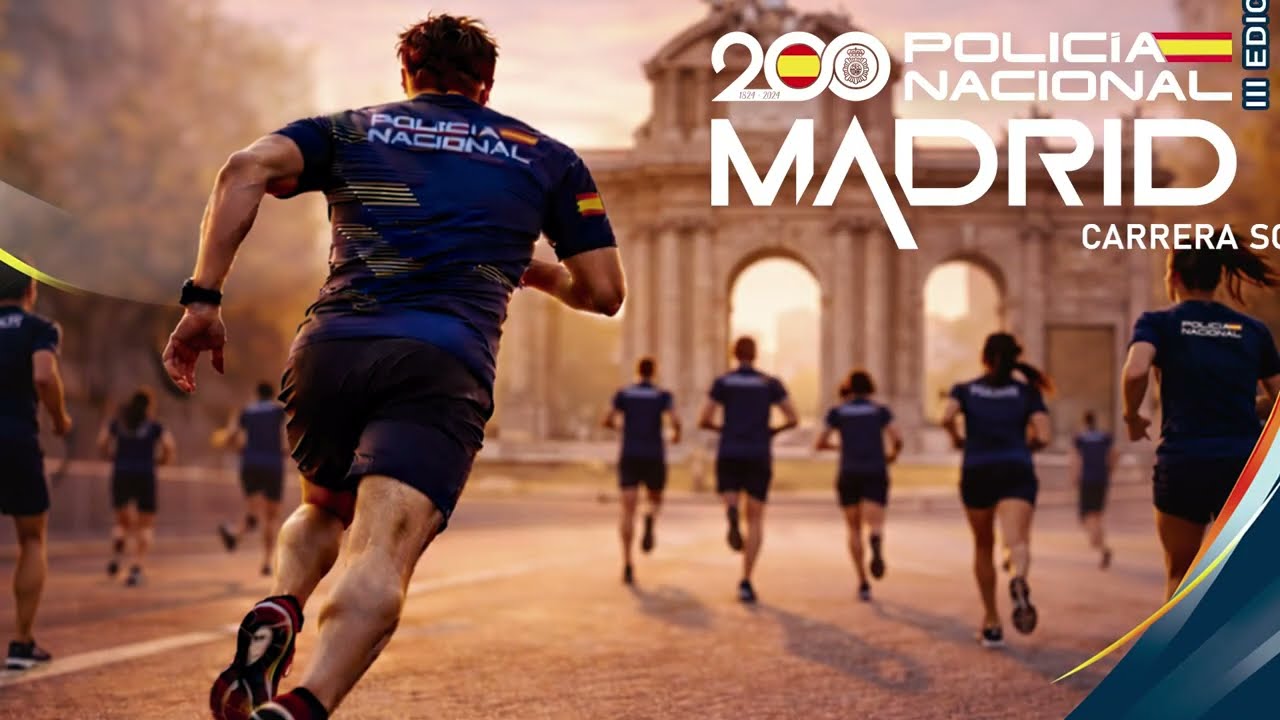 Casi 4.000 corredores en la Ruta 091 de Madrid, la carrera solidaria de la Policía Nacional